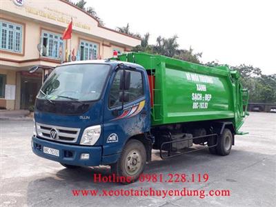 Xe cuốn ép chở rác 11 khối Thaco ollin 720 Euro 4